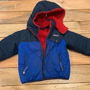 Patagonia toddler coat - reversible 3T
